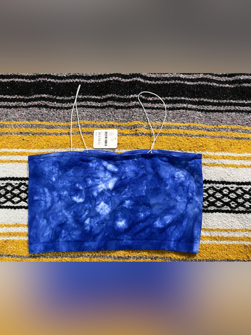 Intimately Free People Blue Tie-Dye Spaghetti Strap Camisole